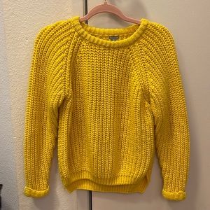 Charlotte Russe Yellow Knit Sweater